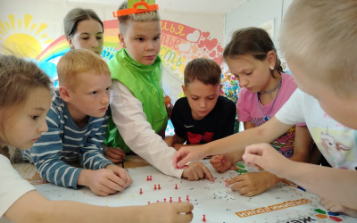 Занятия железнодорожной игротеки