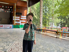 Внимание! Сегодня в лагере состоялся отборочный тур на вокальное шоу "ГОЛОС"!