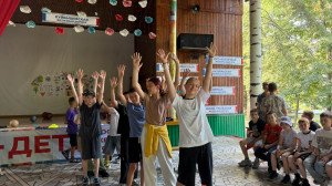 Торжественное открытие Спартакиады в лагере!