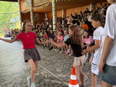 Торжественное открытие Спартакиады в лагере!