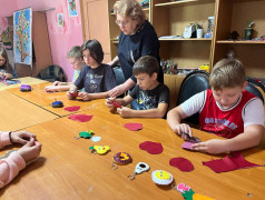 Кружок "Мягкая игрушка": сегодня создавали сердце своими руками