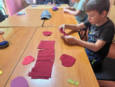 Кружок "Мягкая игрушка": сегодня создавали сердце своими руками