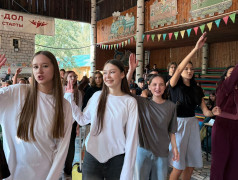 Пионеры прибыли в ДОЛ им. Ю. Гагарина! Смена объявляется открытой! 