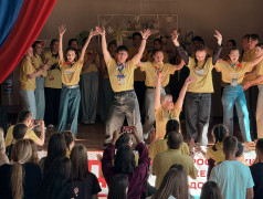 Пионеры прибыли в ДОЛ им. Ю. Гагарина! Смена объявляется открытой! 