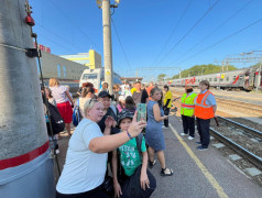 Пионеры прибыли в ДОЛ им. Ю. Гагарина! Смена объявляется открытой! 