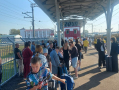 Пионеры прибыли в ДОЛ им. Ю. Гагарина! Смена объявляется открытой! 