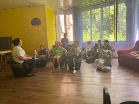 В лагере продолжаются занятия с психологом!