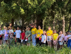 Торжественная линейка: старт новой недели в лагере