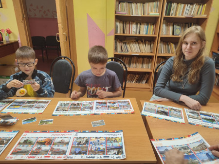 Игра «Железнодорожное лото» в лагере