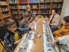 Игра &laquo;Железнодорожное лото&raquo; в лагере