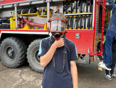 Пожарно - тактическое занятие в ДОСЛ им. Горького 