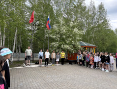 Открытие первой лагерной смены