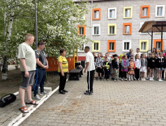 Открытие первой лагерной смены