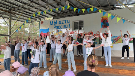 Вожатский концерт в ДОСЛ им. Горького