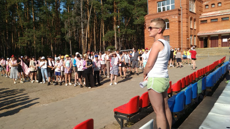 Учебная пожарная эвакуация в ДОЛ 