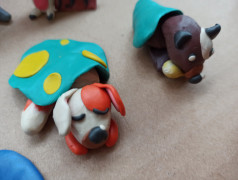 ЭСКПО - 1520. Макет вагона для перевозки домашних животных.