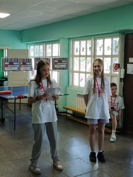 Станционная игра «12 направлений деятельности Российского движения детей и молодежи «Движение первых» в ДОЛ им. Зои Космодемьянской