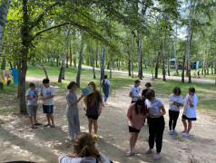 "Моя железная дорога" интеллектуальная игра в ДОЛ им. Зои Космодемьянской