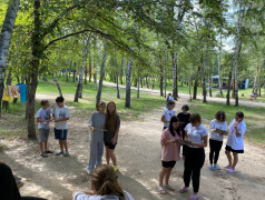 "Моя железная дорога" интеллектуальная игра в ДОЛ им. Зои Космодемьянской