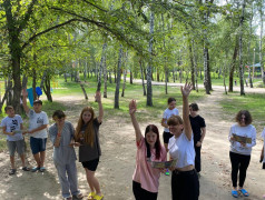 "Моя железная дорога" интеллектуальная игра в ДОЛ им. Зои Космодемьянской