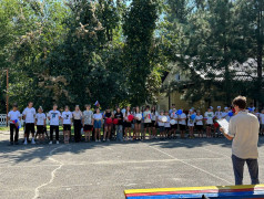 День флага России в лагере "Локомотив" - патриотический праздник, который запомнится надолго! 