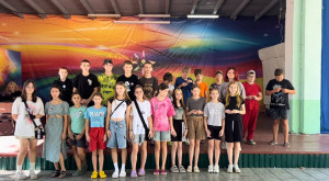 Подростки ДОЛ им. Зои Космодемьянской