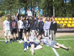 Дети всего нашего лагеря поучаствовали в турнире &laquo;Невероятные рекорды Маяка&raquo;