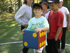 Дети всего нашего лагеря поучаствовали в турнире &laquo;Невероятные рекорды Маяка&raquo;