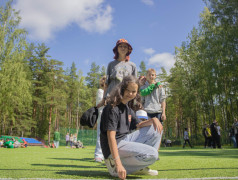Дети всего нашего лагеря поучаствовали в турнире &laquo;Невероятные рекорды Маяка&raquo;
