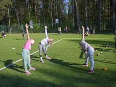 Дети всего нашего лагеря поучаствовали в турнире &laquo;Невероятные рекорды Маяка&raquo;