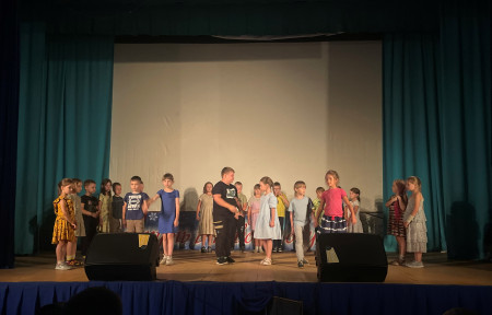 Концерт, посвященный победе Советских войск и 80-летию победы на Курской дуге. Выступление 6 отряда