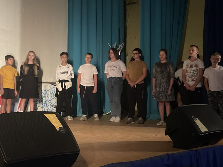 Концерт, посвященный победе Советских войск и 80-летию победы на Курской дуге. Выступление 4 отряда