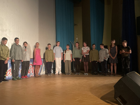 Концерт, посвященный победе Советских войск и 80-летию победы на Курской дуге. Выступление 3 отряда (ч.2)