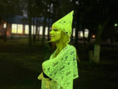 Показ мод в русском стиле