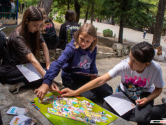 В ДОЛ &laquo;Экспресс&raquo; прошел ряд матчей по игре &laquo;Здоровый маршрут&raquo;