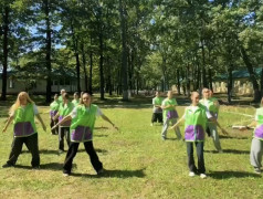 Флешмоб под гимн СЖД 