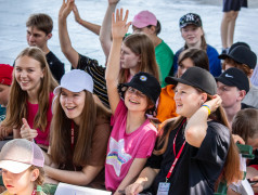 В ДОЛ &laquo;Экспресс&raquo; (пос. Кабардинка) 30 июня прошла интеллектуальная игра &laquo;РЖД: Вчера, сегодня, завтра&raquo;! 