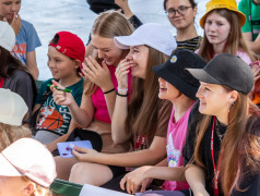 В ДОЛ &laquo;Экспресс&raquo; (пос. Кабардинка) 30 июня прошла интеллектуальная игра &laquo;РЖД: Вчера, сегодня, завтра&raquo;! 