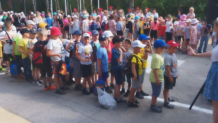 Заезд ребят на вторую смену ДОЛ 