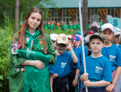 Линейка открытия второй лагерной смены в ДОЛ &laquo;Маяк&raquo;!