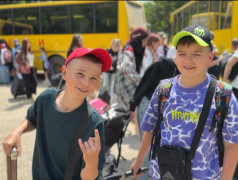 Заезд детей на 1 смену в ДОСЛ им. Горького