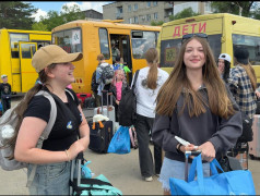 Заезд детей на 1 смену в ДОСЛ им. Горького