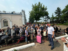 Заезд детей на 1 смену в ДОСЛ им. Горького