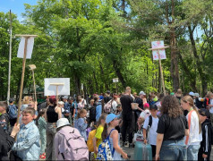 Заезд детей на 1 смену в ДОСЛ им. Горького