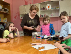  Сегодня в лагере прошло занятие кружка "Мягкая игрушка"!