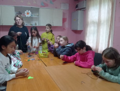 Дождь нам не помеха! Кружок "Мягкая игрушка" продолжает творить!