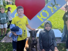 В Юном железнодорожнике в гостях кинолог из полиции со своим верным другом