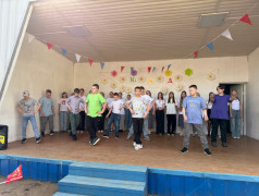 Торжественное открытие 1 смены "Поезд Победы"