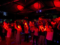 Лагерная дискотека. 