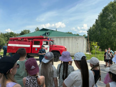 В ДОЛ им. Лизы Чайкиной прошла встреча с настоящими героями 